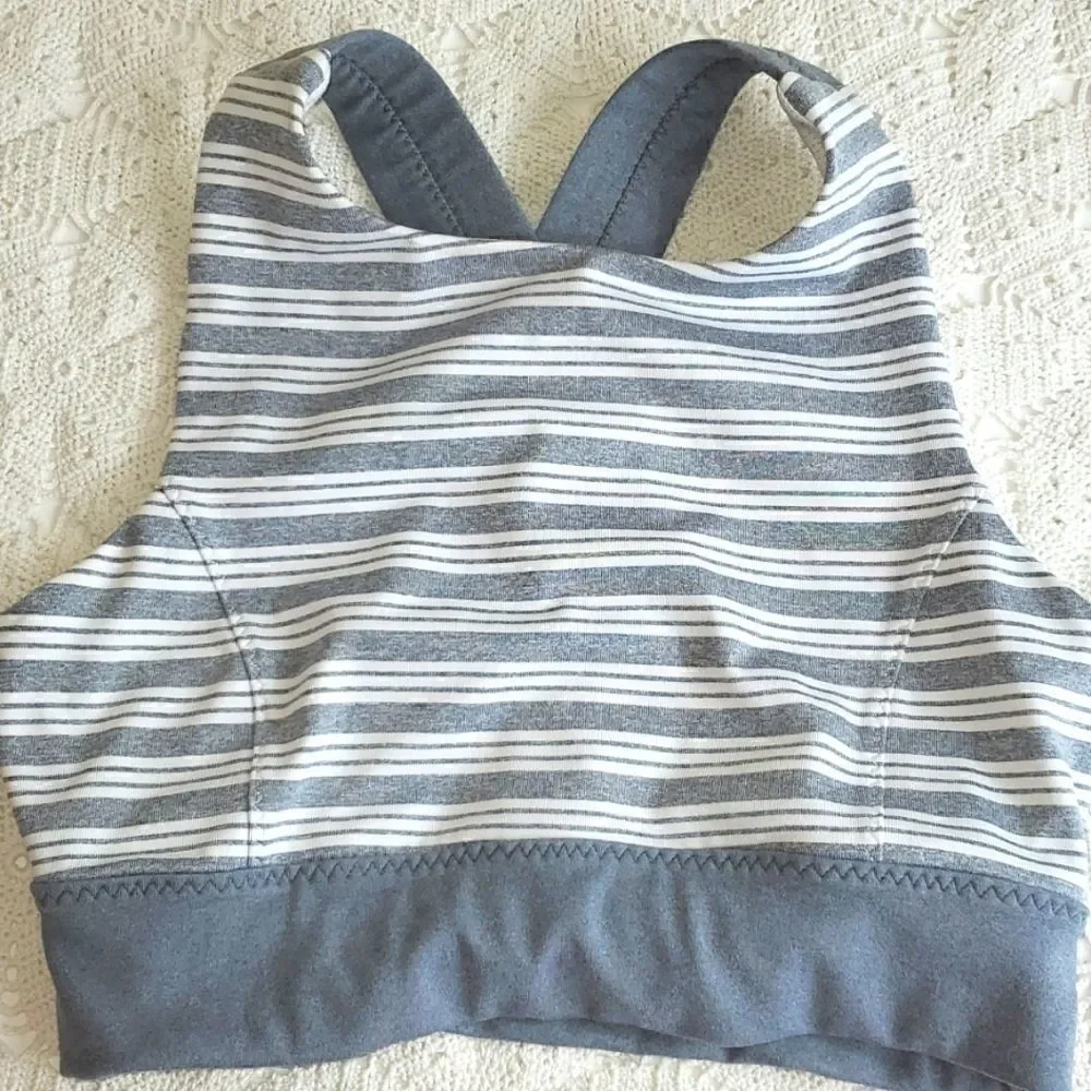 Athleta Stripe Sports Bra Size XS